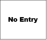 No Entry