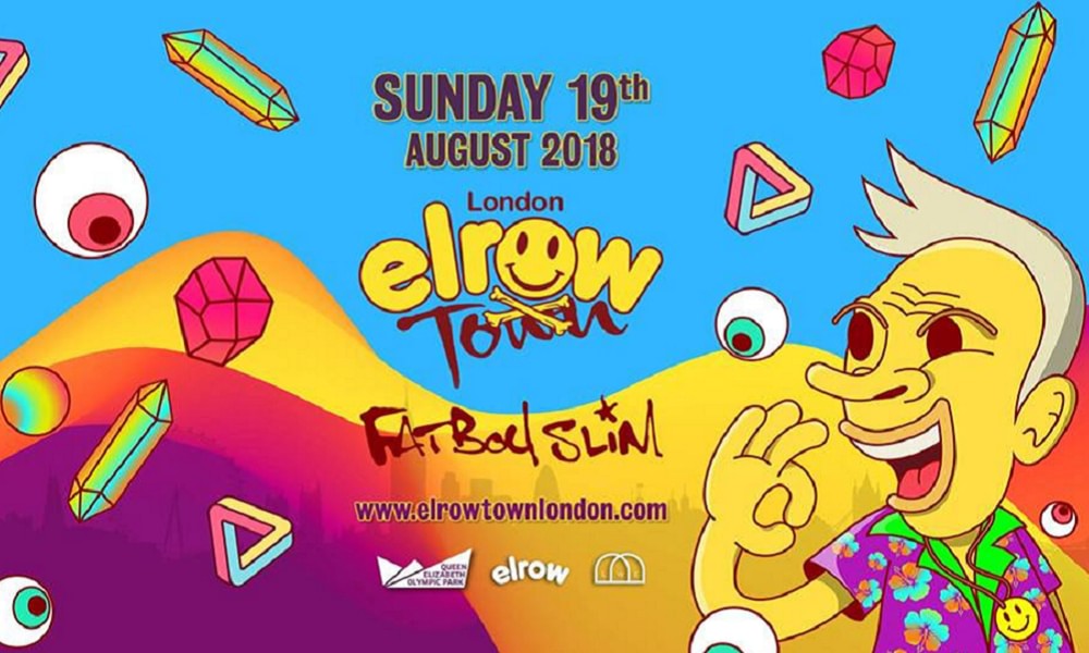 Fatboy Slim will be at elrow big party at London’s Olympic Park