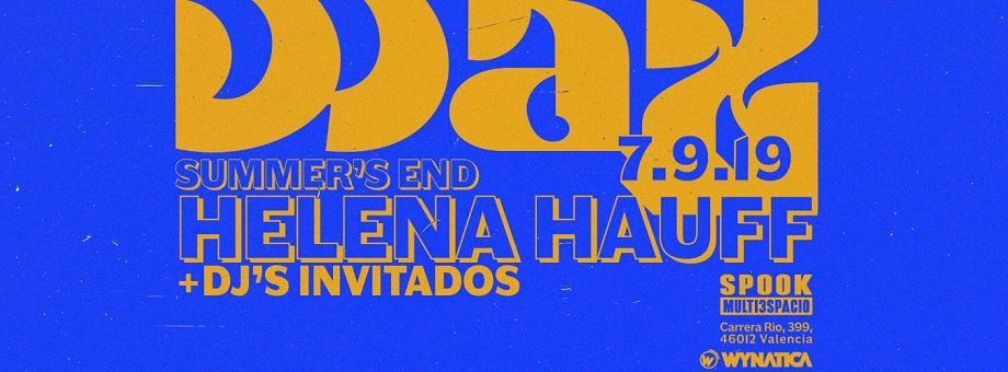 helena hauff wax valencia spook tickets entradas xceed guia mejores fiestas septiembre