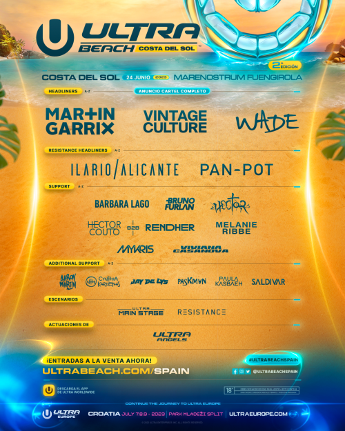 ULTRA BEACH Costa del Sol 2023 Everything you need to know lineup