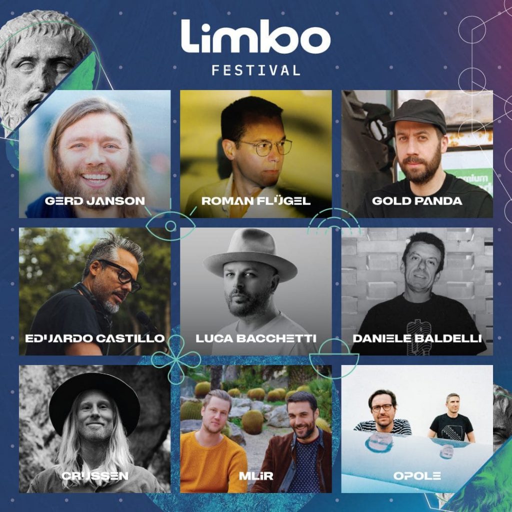 Line up of artists who will play at Limbo Festival 2023 in Tuscany, Italy