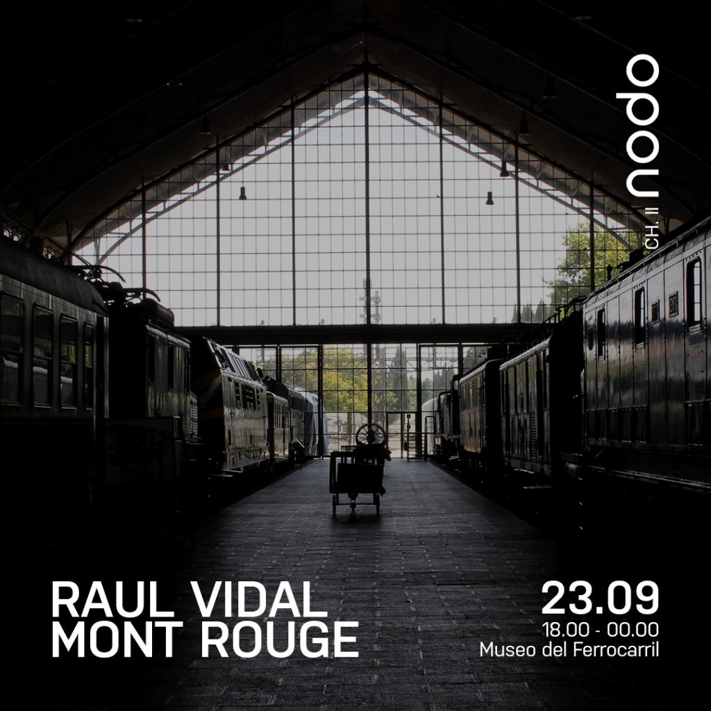 Artwork for second chapter of Nodo with line up featuring raul vidal mont rouge.	