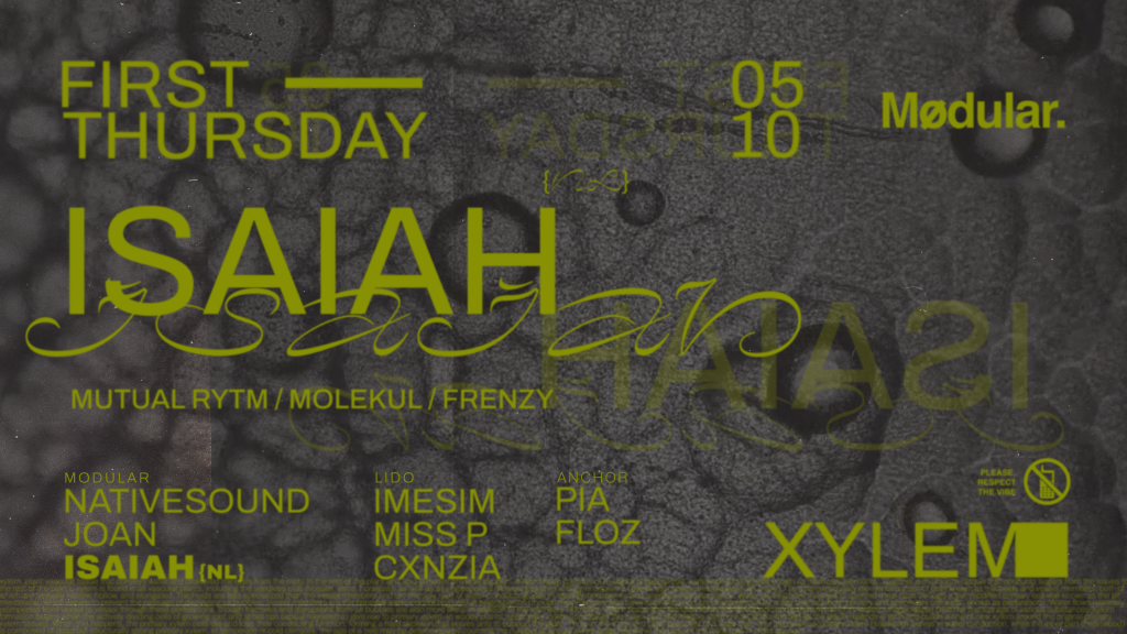 Artwork for the event of Xylem Isaiah 