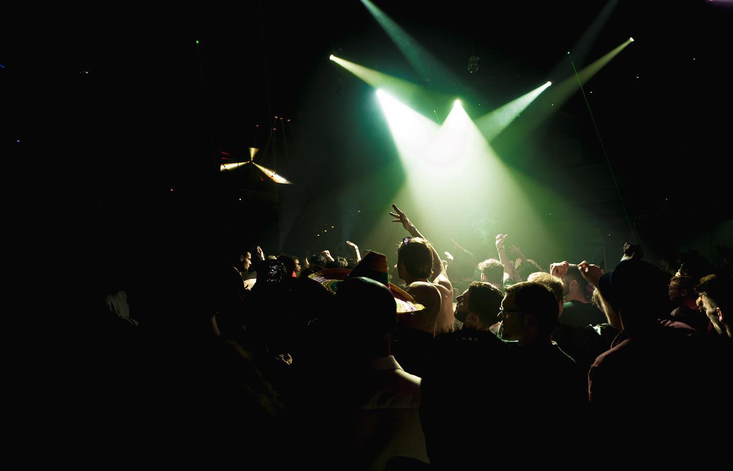 crowd of people dancing at lenox club 2024