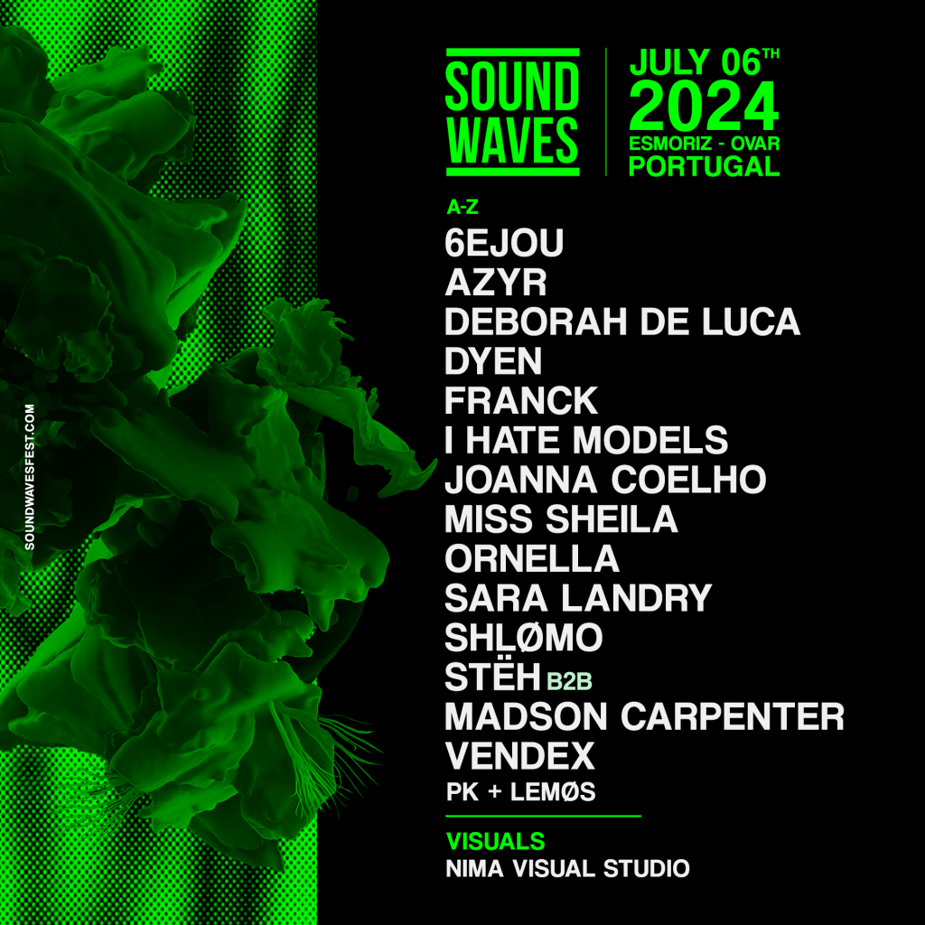 sound waves 2024 line up artwork