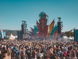 Huge crowd at a quirky and colorful music festival at Insane Festival 2025