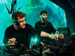 Adriatique performing live at a melodic techno show in Lisbon