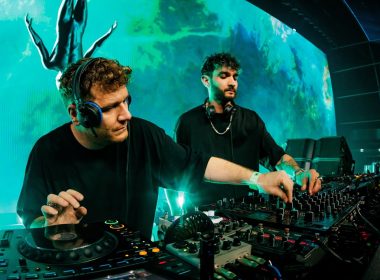 Adriatique performing live at a melodic techno show in Lisbon