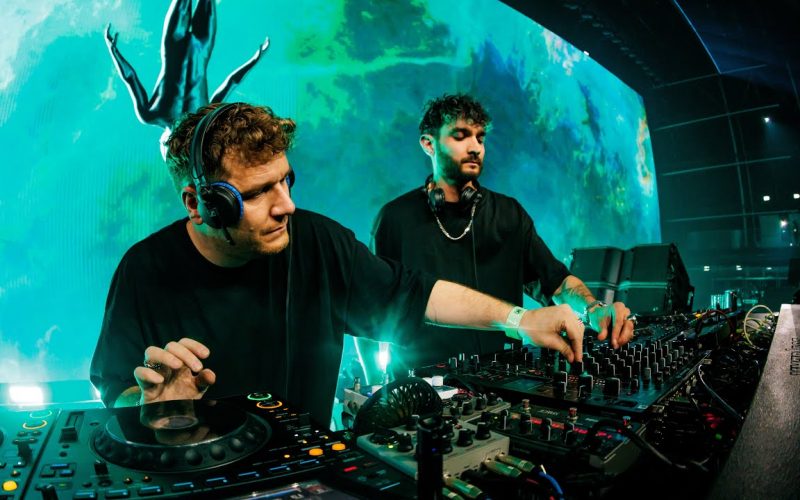 Adriatique performing live at a melodic techno show in Lisbon