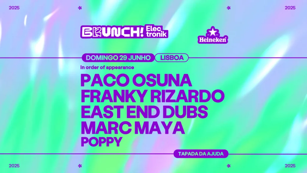 Paco Osuna, Franky Rizardo, East End Dubs and more set to open Brunch Electronik Lisboa 2025 on June 29