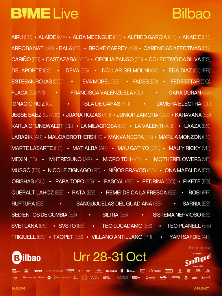 BIME 2025 BILBAO LINE-UP