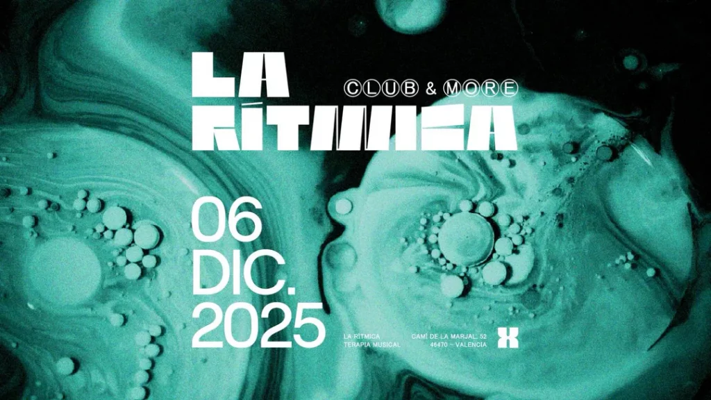 La Rítmica evento del 6 de Diciembre con artistas Cristi Cons, Praslea, Aaron Gehrig, Varis, Pizzicatto