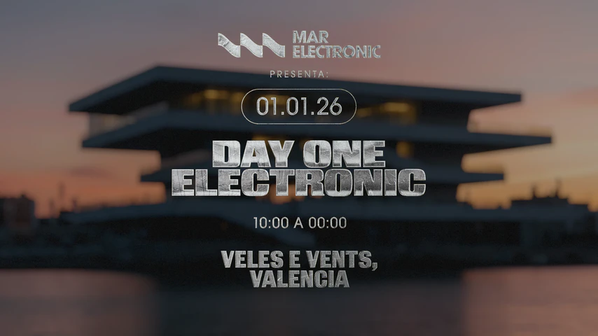 Day One Electronic evento de Año Nuevo Flyer