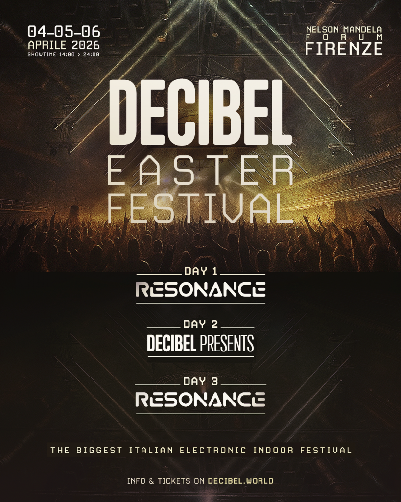 Decibel Easter 2026 flyer featuring Carl Cox, I Hate Models, Fantasm, Holy Priest, Novah and more