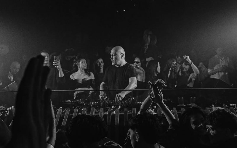 Marco Carola DJing at a Music On event