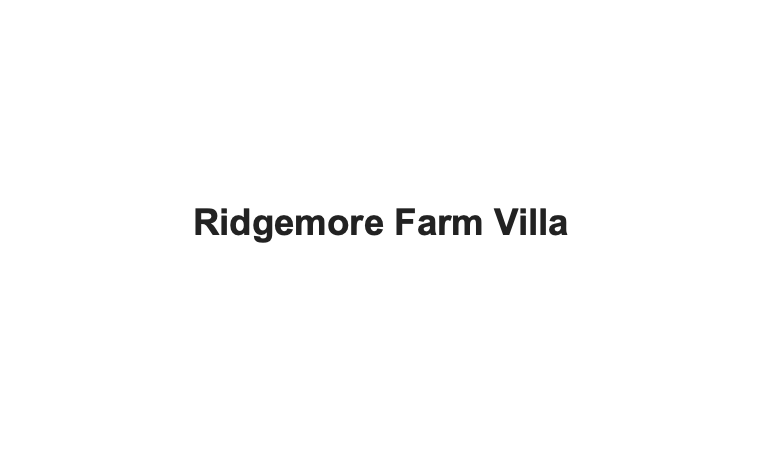 Ridgemore Farm Villa