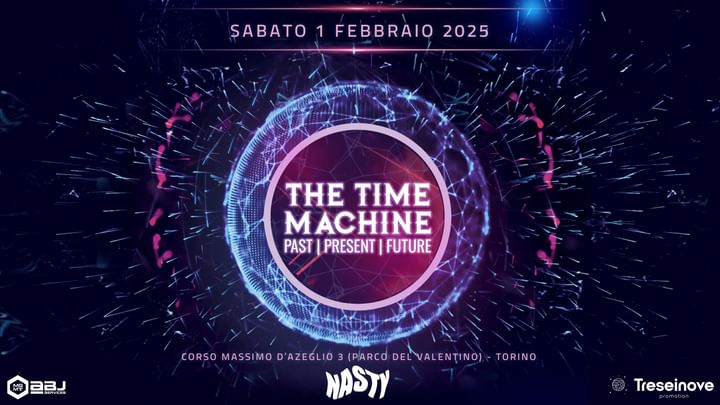 Cover for event: 01/02 THE TIME MACHINE Past Present Future @ NASTY