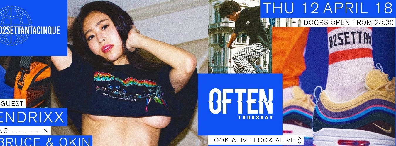 02settantacinque X Often.Thursday w. Dj Endrixx // Vogue Club image