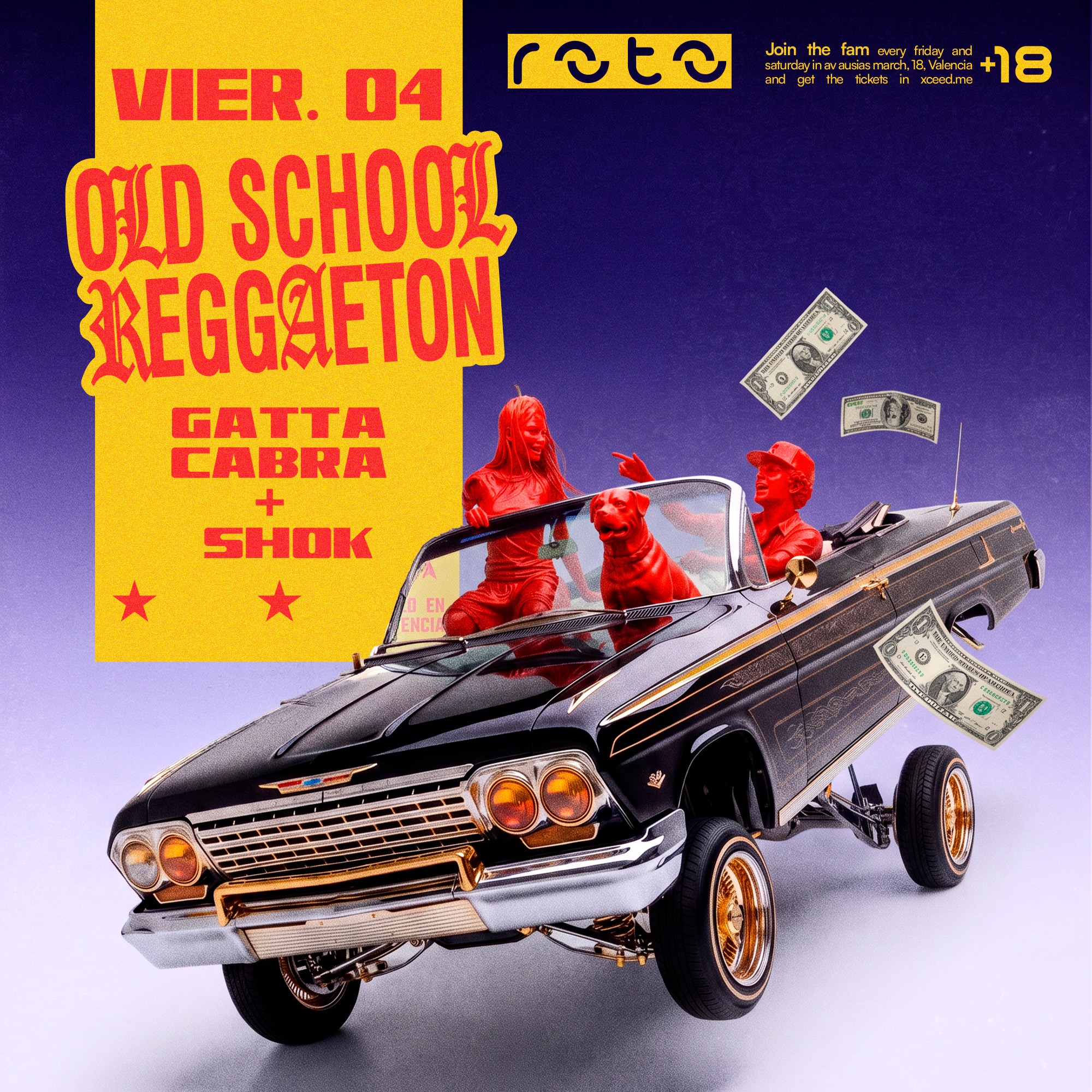 04/09 - OLD SCHOOL REGGAETON (BYEBYE SUMMER) W/ GATTA + CABRA CARIBE image