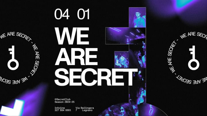 Cover for event: 04.01 WE ARE SECRET - IL SABATO NOTTE DI LEGNANO