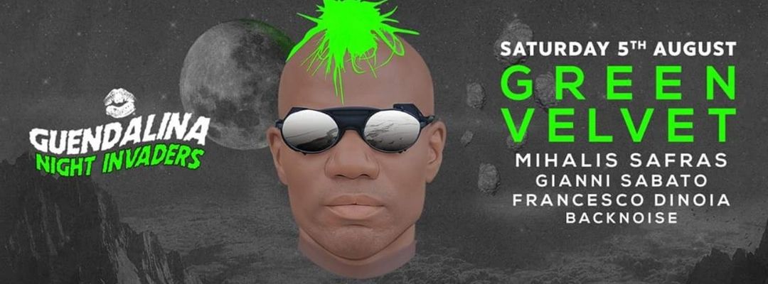 Cartell de l'esdeveniment 05.08 Green Velvet at Guendalina