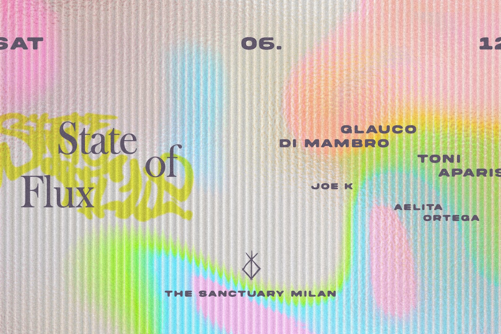 06.12 - STATE OF FLUX - Glauco Di Mambro, Toni Aparisi, Aelita Ortega, Joe K image