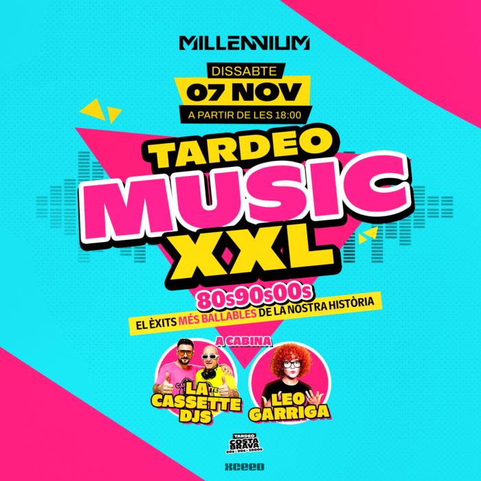 Cartel de TARDEO MUSIC XXL 80s 90s 00s en Ultraclub Millennium