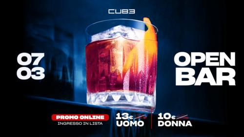Locandina OPEN BAR