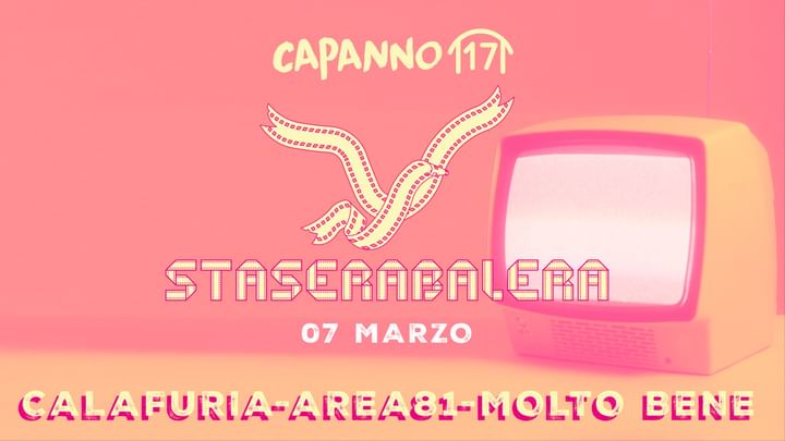 Cover for event: 07.03.25 - STASERABALERA la Discoteca Spettacolo al Capanno17