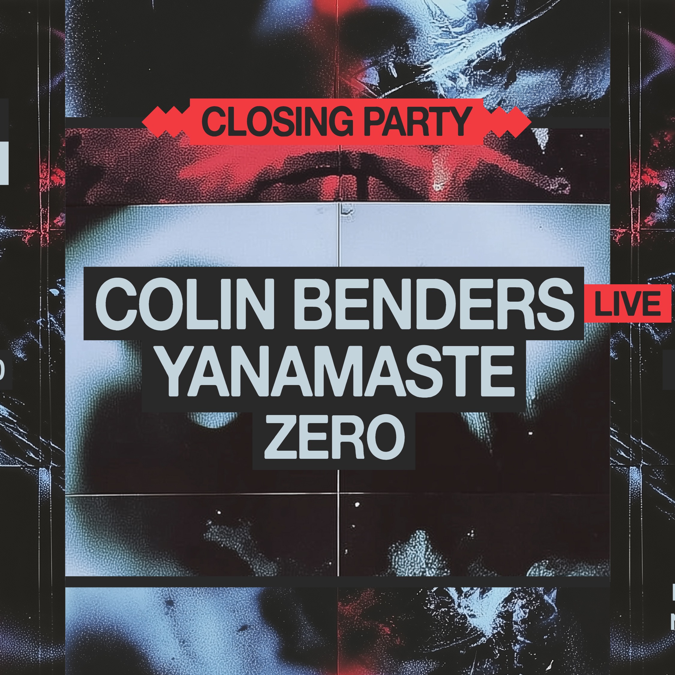 Offizielles Cover des Events 08|05|2026 YANAMASTE & COLIN BENDERS X RR at CIELOTERRA CLOSING PARTY