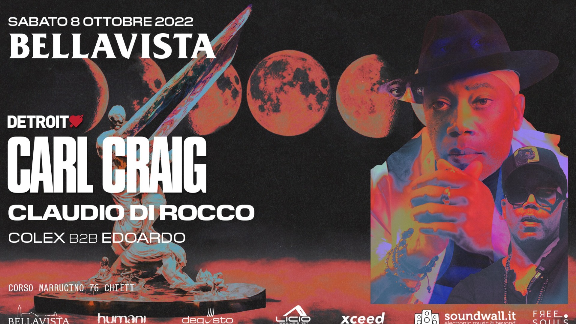 08/10 Humani pres. Carl Craig e Claudio Di Rocco - Bellavista Chieti