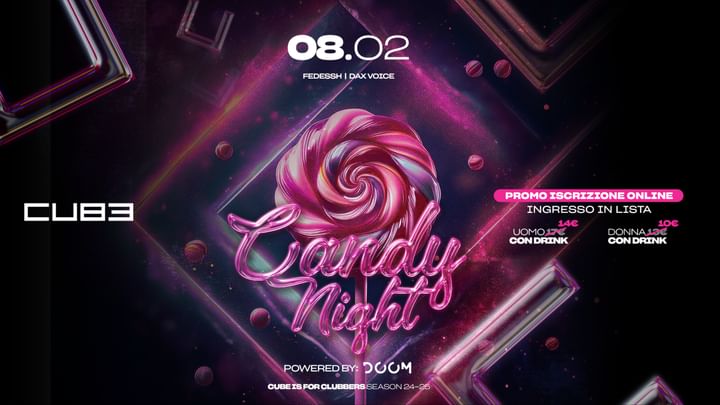 Cover for event: 08.02 - CANDY NIGHT by DOOM