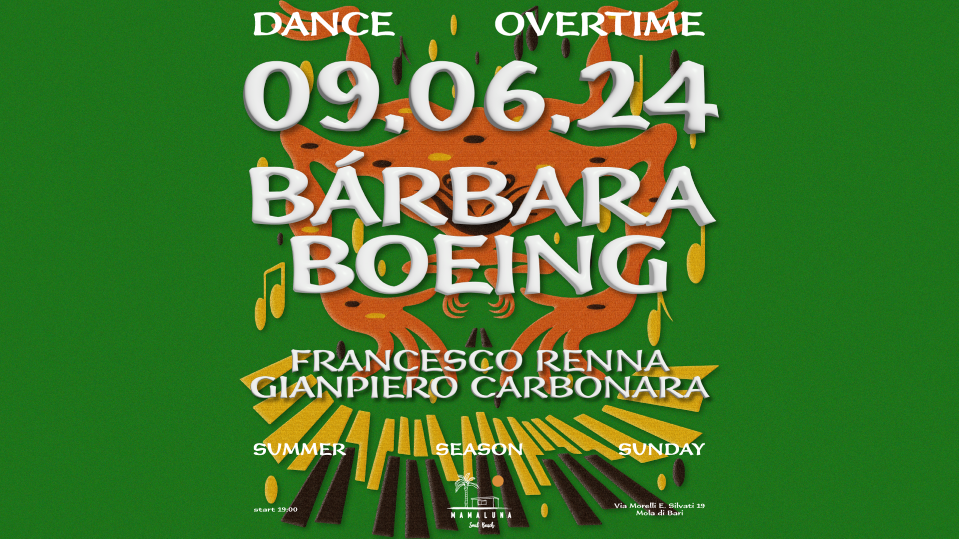 09.06 DANCEOVERTIME W// BARBARA BOEING @Mamalunasoulbeach image