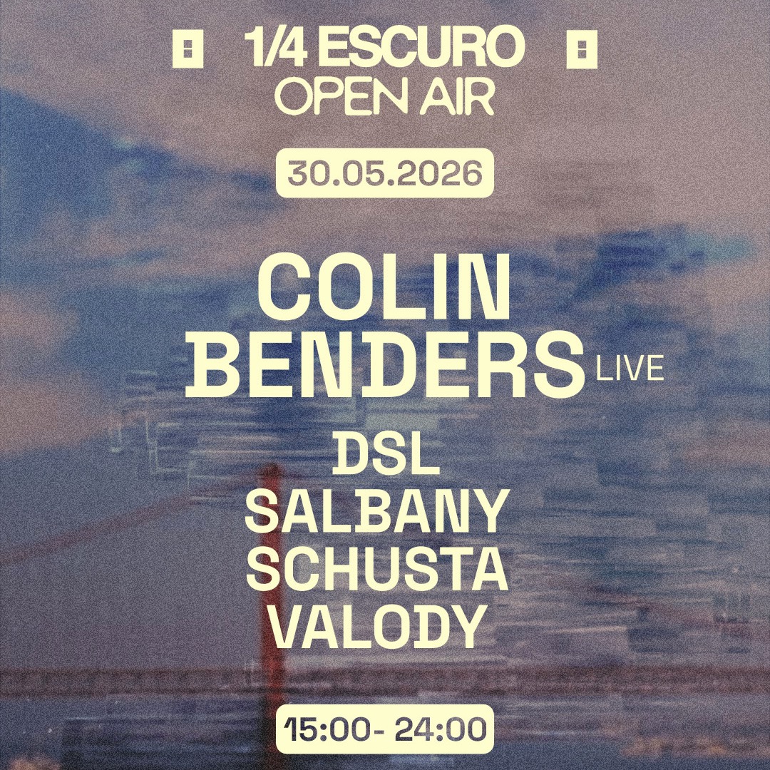 1/4 Escuro Open Air with Colin Benders Live image