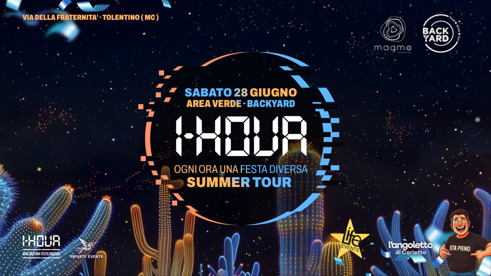 1 HOUR, ogni ora una festa diversa®️ SummerTour2025 at BACKYARD Tolentino image