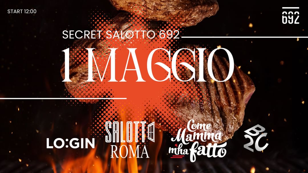 Cartell de l'esdeveniment 1 Maggio @ 692 Secret Garden Secret Salotto 