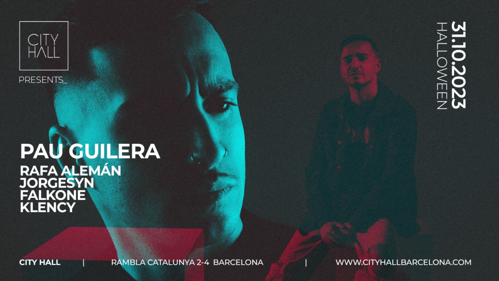 City Hall HALLOWEEN PARTY - W/ Pau Guilera