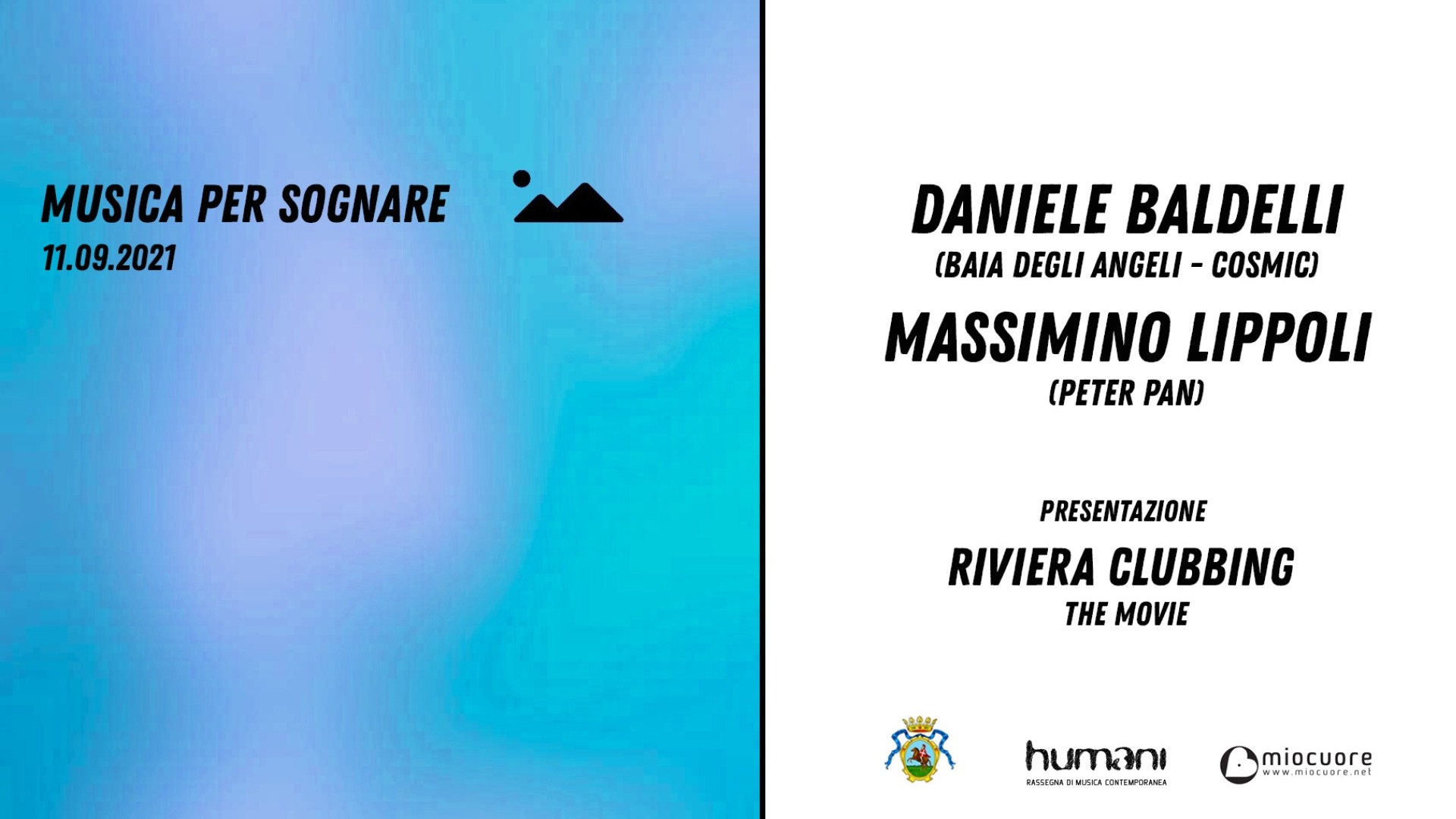 11.09 Musica per Sognare pres. Daniele Baldelli & Massimino Lippoli image