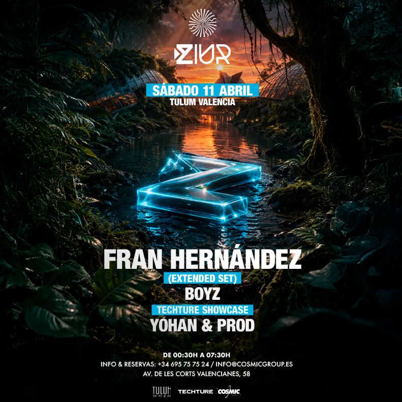 11.04 ZIUR & Techture pres. Fran Hernandez, Boyz, Yohan, Prod image