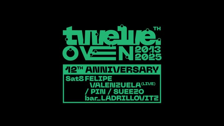 Cover for event: 12 ANIVERSARIO: Felipe Valenzuela (live) + Pin + Sueezo / Bar: Ladrillovitz