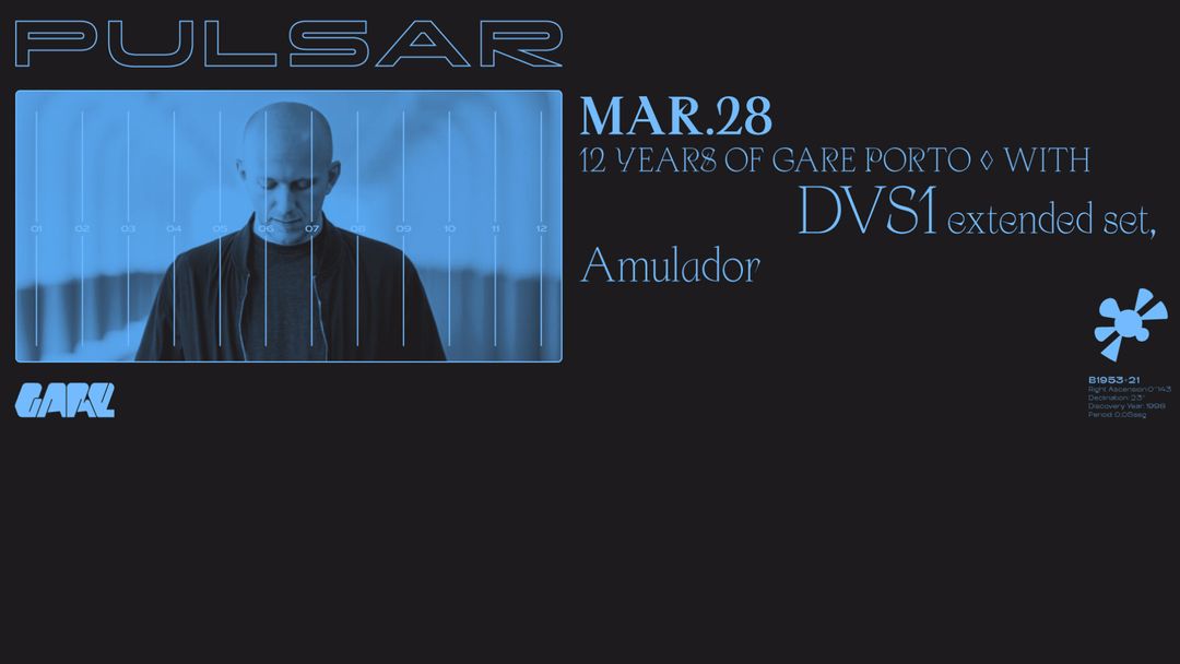 12 Years of Gare w/ DVS1 extended set | Amulador event cover