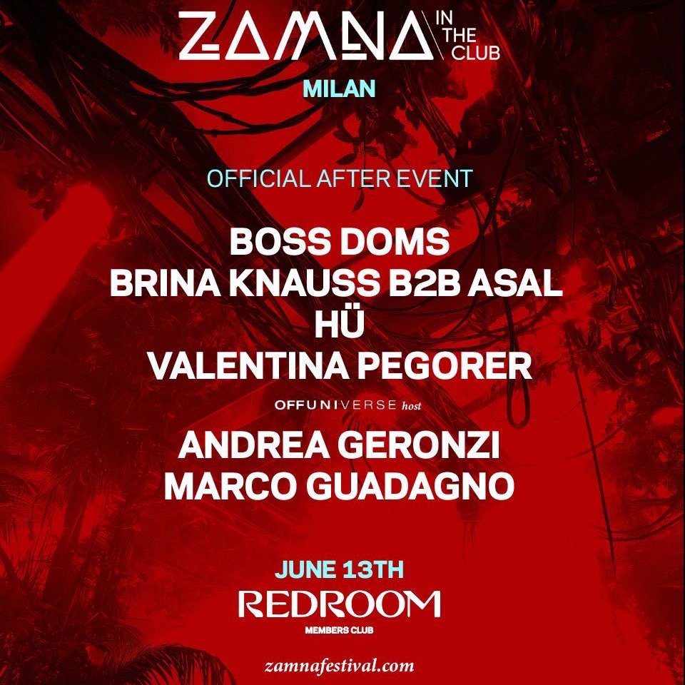 13/06 ZAMNA In The Club Milan – Official After Event image