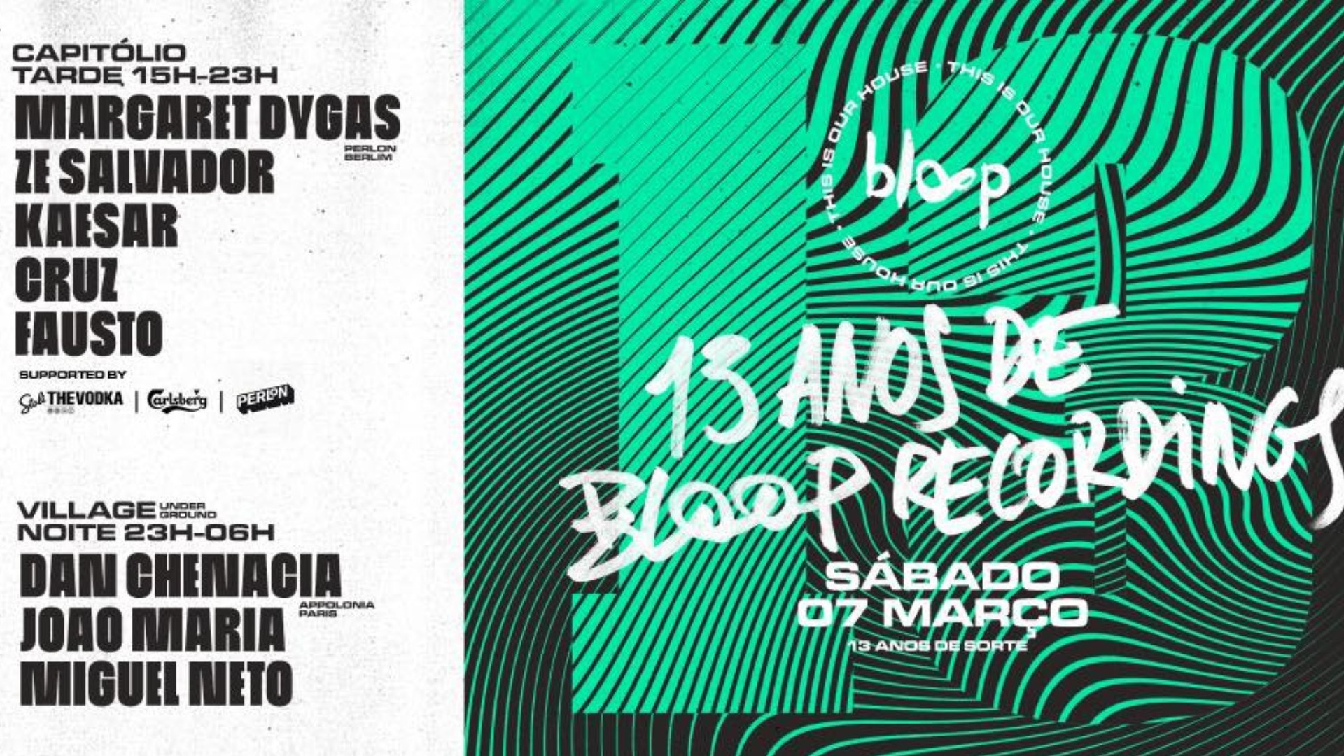 13 anos de Bloop. 13 anos de Sorte. image