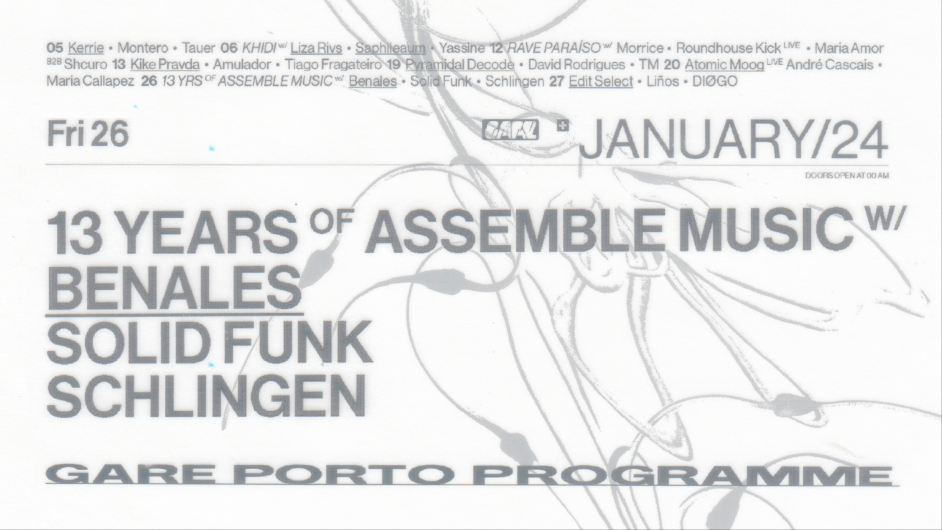 13 Years of Assemble Music * Benales + Solid Funk + Schlingen image