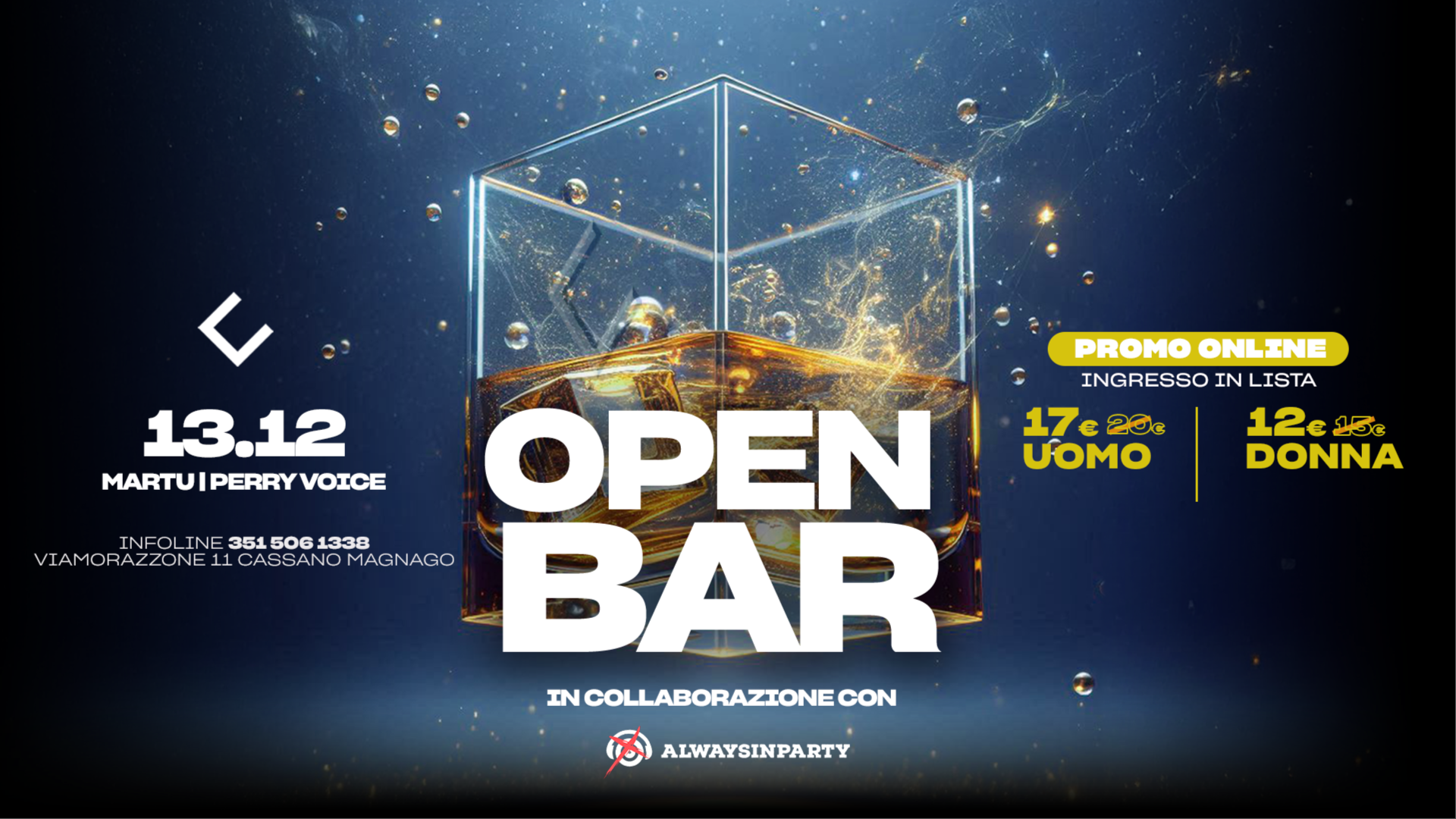 13.12 - OPEN BAR BY ALWAYS IN PARTY