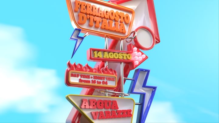 Cover for event: 14/08 FERRAGOSTO D’ITALIA (Day time + Night time) from 16 to 04 - Aegua (Varazze )