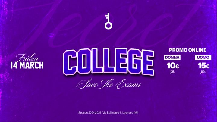 Cover for event: 14.03 COLLEGE