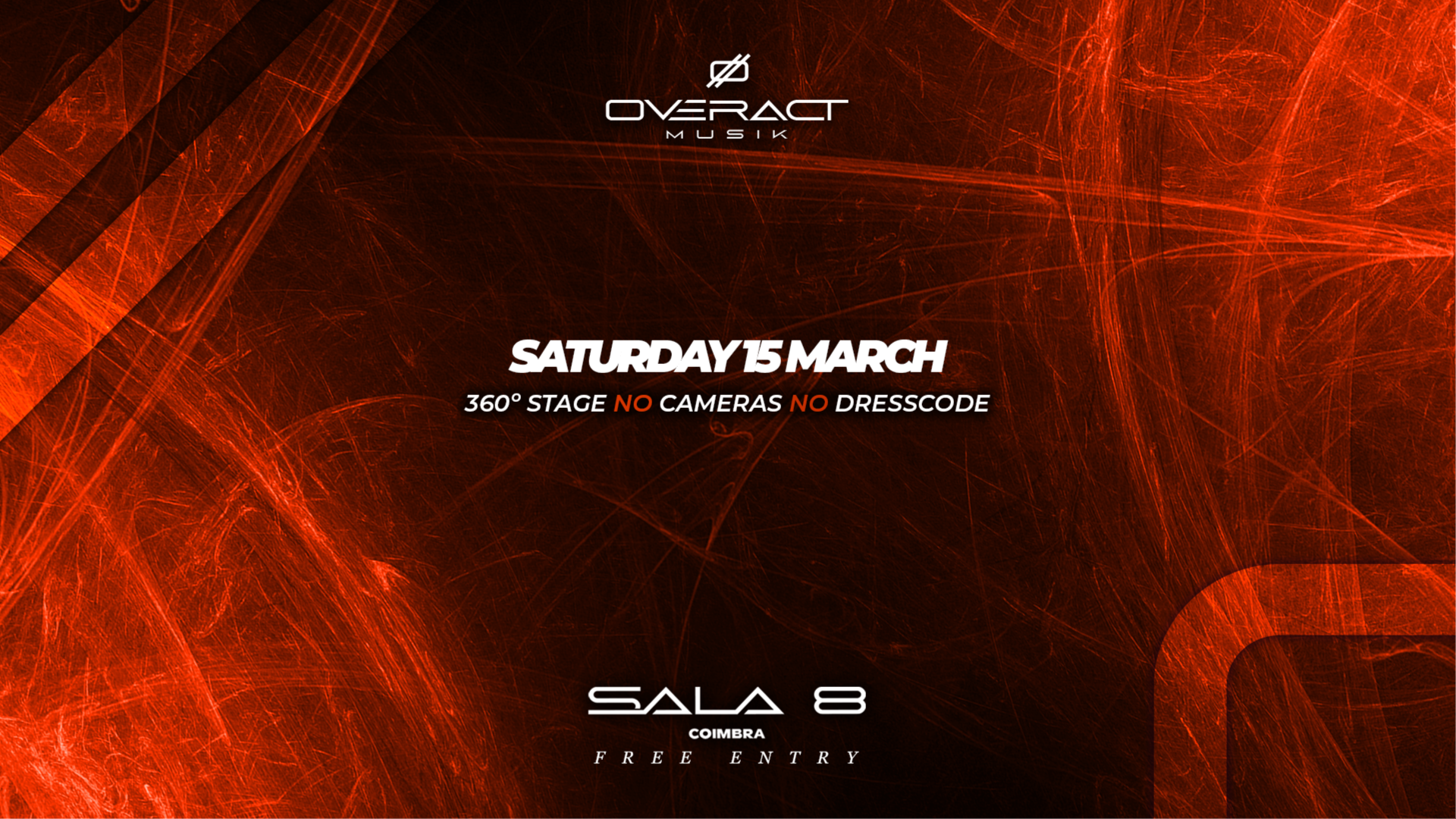 OVERACT MUSIK @ SALA 8, Coimbra image