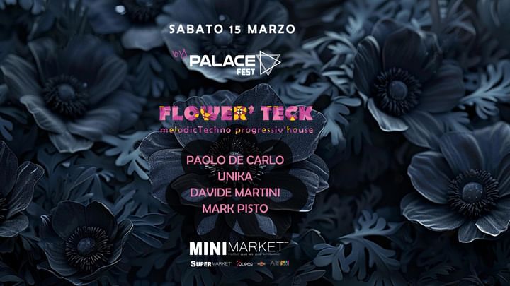 Cover for event: Flower’Tech >> 15 Marzo >> minimarket privè