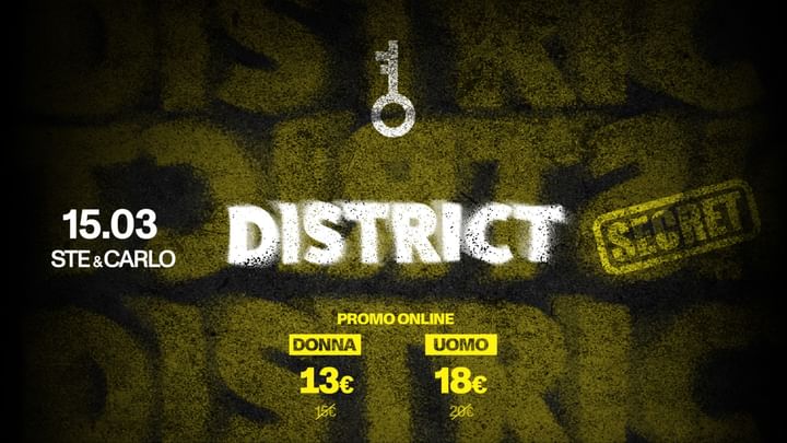 Cover for event: 15.03 DISTRICT